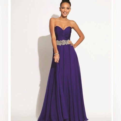 Jovani royal blue strapless - jovani,